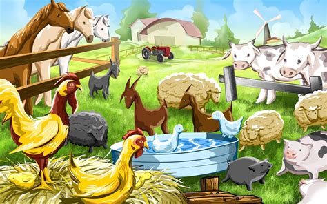 Cartoon Farm Wallpapers - Top Free Cartoon Farm Backgrounds - WallpaperAccess