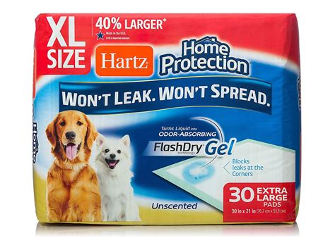 Home Protection Unscented Odor Eliminating Gel Dog Pads - XL 30 Count ...