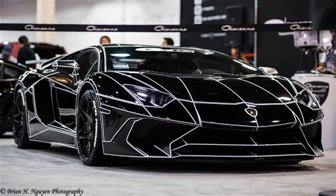 Black Tron Lamborghini Aventador by Giovanna Wheels - GTspirit