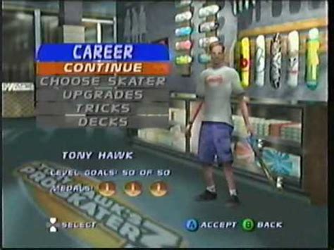 Tony Hawk's Pro Skater 3 N64 Version Gameplay - YouTube