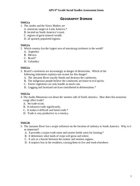 Physical Geography of Latin America(Quiz) Flashcards Doc Template ...