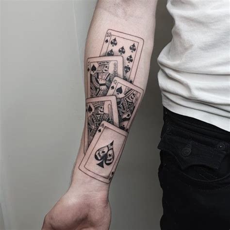 21 Game Tattoo Ideas in 2023 | Poker tattoo, Playing card tattoos, Card ...