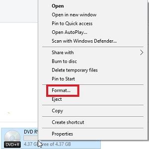 Micro Center - How to format a CD or DVD in Windows 10