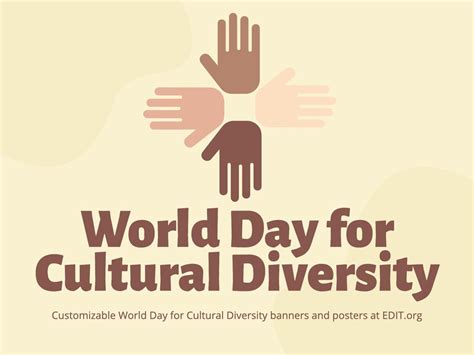 World Day of Cultural Diversity Templates