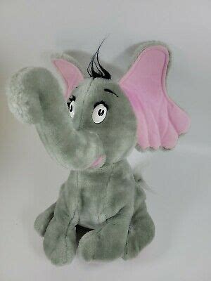 Horton Hears a Who Elephant Dr. Seuss Stuffed Plush Animal Coleco Vintage 1983 | eBay | Plush ...