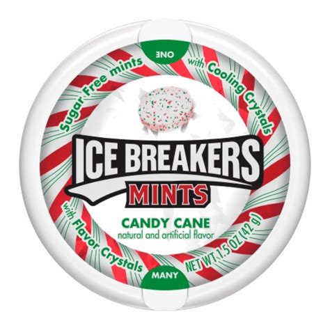 Ice Breakers Sugar Free Candy Cane Flavor Holiday Mints, 2 oz - Ralphs