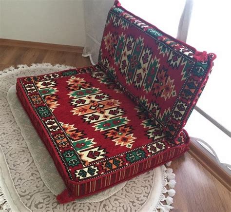 Small Majlis Sofa, Small Floor Cushions, Ethnic Sitting Set, Living ...