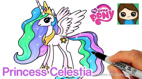 How to Draw Princess Celestia - My Little Pony