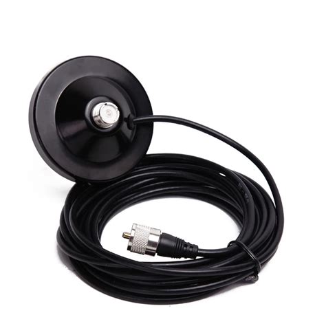 Magnetic Mount Base 9cm With 5m Extension Coaxial Feeder Cable For ...