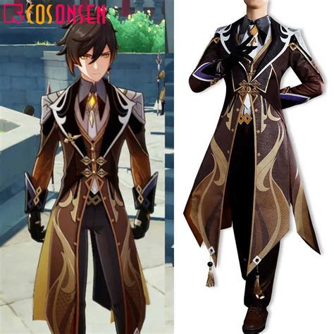 Genshin Impact Zhongli Cosplay Disfraz Fancy Outfit COSPLAYONSEN Hecho ...