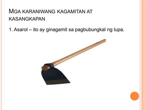 Mga kagamitan sa paghahalaman | PPT