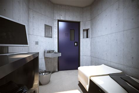 Prison cell interior on Behance