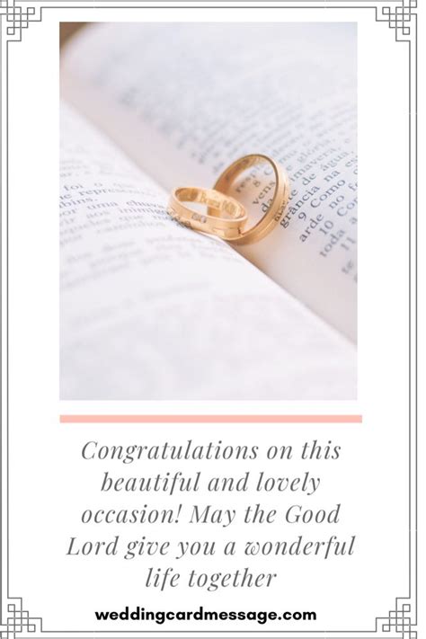 78 Religious Wedding Wishes and Messages - Wedding Card Message