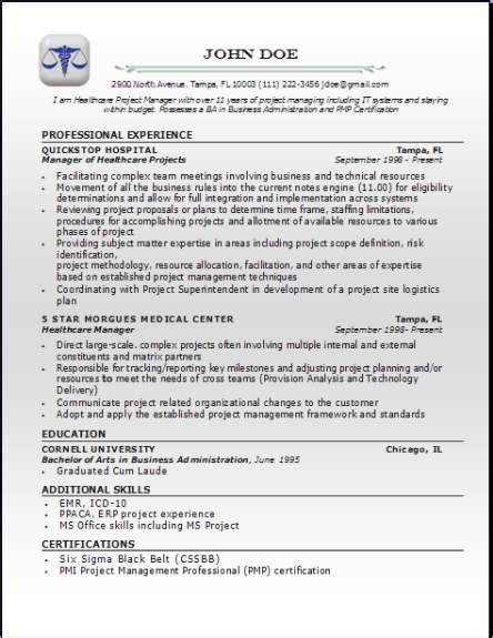 Medical Professional Resume, example,sample Free edit with word
