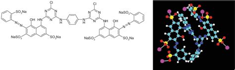 Structure of reactive dye Brilliant Red HE-3B. | Download Scientific ...