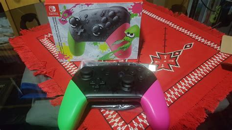 Nintendo Switch Pro Controller Splatoon 2 Edition Unboxing - YouTube