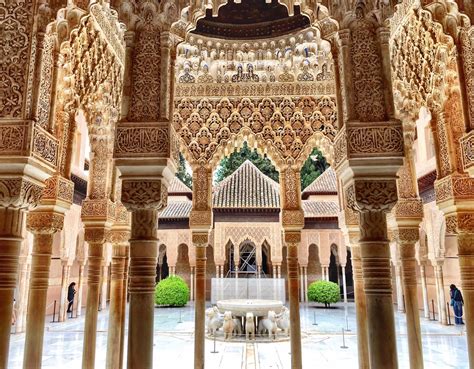 Court of the Lions in the Alhambra, Spain