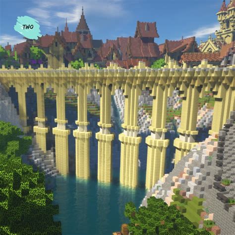 Minecraft building ideas for a simple bridge over water | Deko