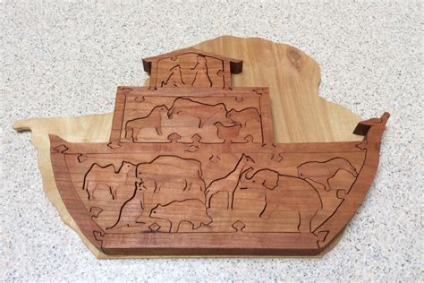 Noah's Ark/ Wood Puzzle/ Teaching Tool/ Problem Solving/ Child Puzzle ...