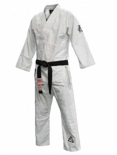 Gracie Jiu-Jitsu Gi CLASSIC White - Fighters Shop Bull Terrier