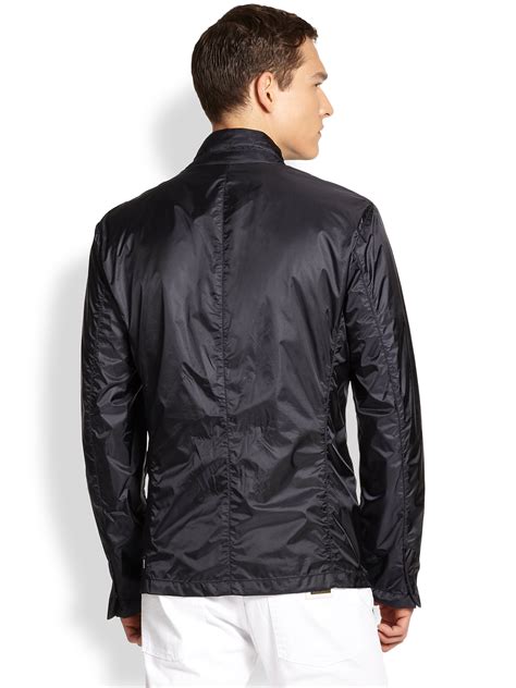 Lyst - Armani Packable Field Jacket in Blue for Men