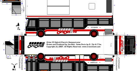 SP. Papel Modelismo: PaperBus Orion VII HEV