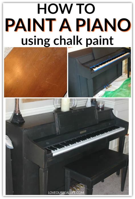 Piano Makeover with Chalk Paint ⋆ Love Our Real Life