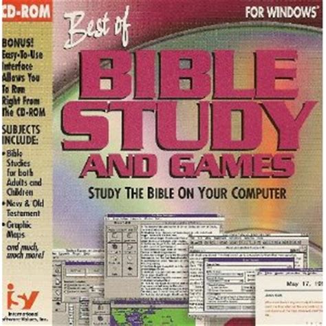 Best Of Bible Study and Games PC CD learn God's Word Christian tools collection! | eBay