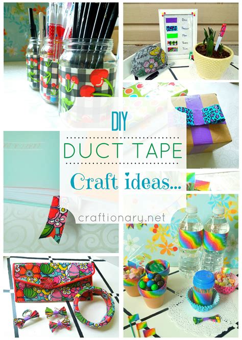 DIY Duct tape ideas (Make simple crafts) - Craftionary