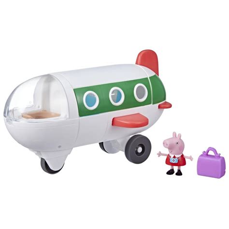 Peppa Pig Peppa’s Adventures Air Peppa Airplane Preschool Toy: Rolling Wheels, 1 Figure, 1 ...