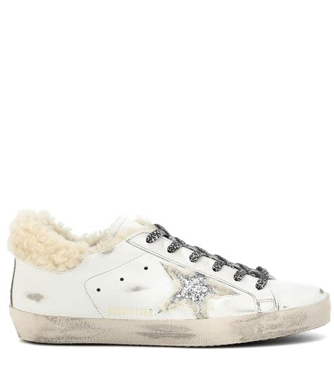 Golden Goose Deluxe Brand Superstar Shearling-lined Sneakers - Lyst