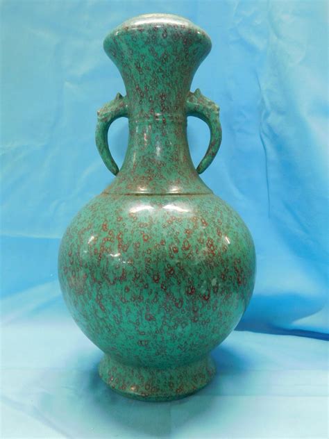 Lot - Chinese Mottled Porcelain Vase