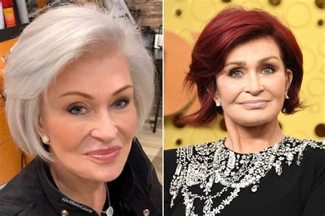 Sharon Osbourne shows off gray hair color transformation