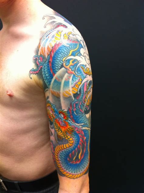 Alan's Tattoo Studio: Blue Dragon by Rich