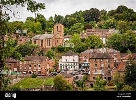 The town of Ironbridge, Shropshire, UK Stock Photo - Alamy