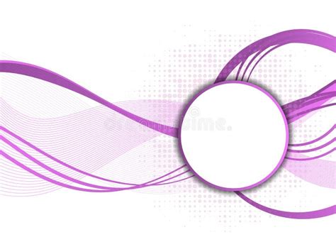 Purple Abstract Wave Wallpaper Modern Design with Copy Space. Vector ...