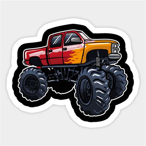 Monster Truck - Monster Truck - Sticker | TeePublic