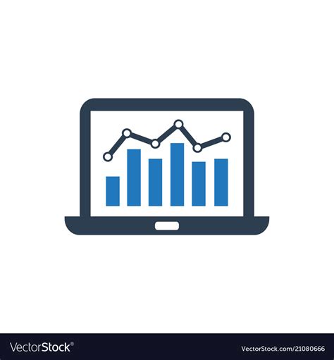 Web analytics icon Royalty Free Vector Image - VectorStock