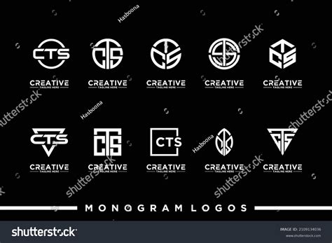 Cts Logo Designs Set Vector Stock Vector (Royalty Free) 2109134036 | Shutterstock