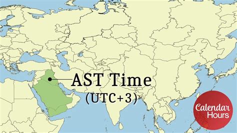 Arabian Standard Time Now – AST Arabia Time Zone ️