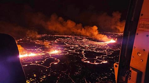 Iceland volcano eruption calms, lava flows away from town | World News - Hindustan Times