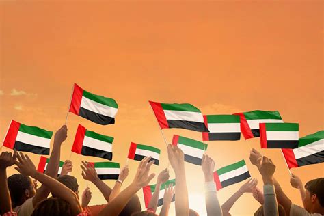 UAE flag orange background | Free Photo - rawpixel