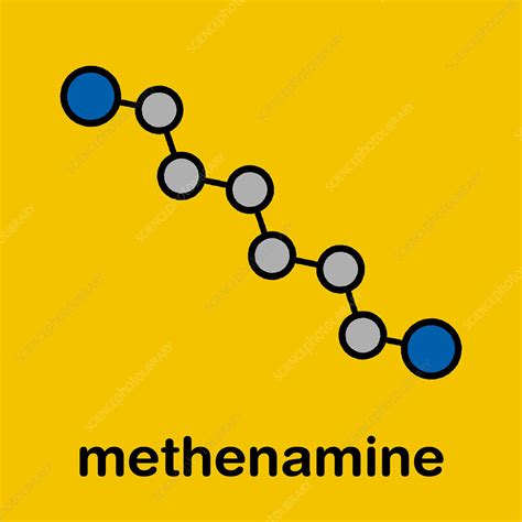 Methenamine molecule, illustration - Stock Image - F029/9599 - Science ...