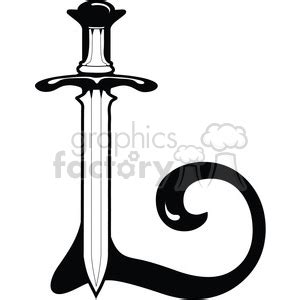 Letter L Sword clipart. Commercial use GIF, JPG, PNG, EPS, SVG, AI, PDF clipart # 387683 ...