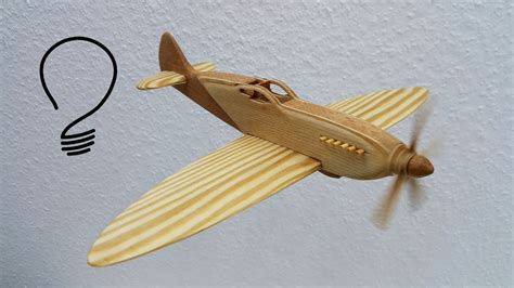 How to Make a Spitfire Fighter Aircraft out of Wood