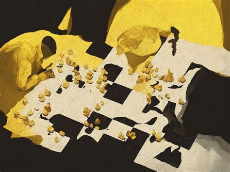 Artistic Chess Art Wallpaper for Your Desktop