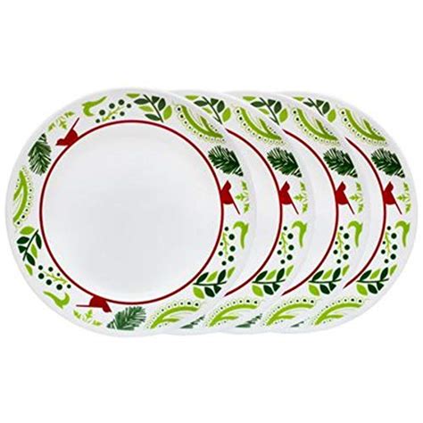 Corelle Christmas Plates. Corelle Livingware 6-Piece Dinner Plate Set, Bandhani.