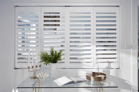 LUXAFLEX LAUNCHES POWERVIEW MOTORISATION WITH POLYSATIN SHUTTERS | Window Furnishings Australia