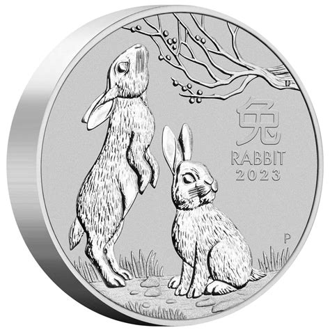 2023 Year of the Rabbit 10 Kilo Silver Bullion Coin