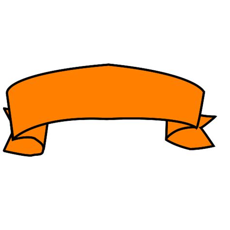 Orange Banner Clip Art at Clker.com - vector clip art online, royalty ...